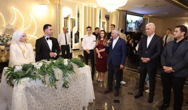 Kahramanmaraş'ta Canpolat ve Zabun ailelerinin mutlu günü