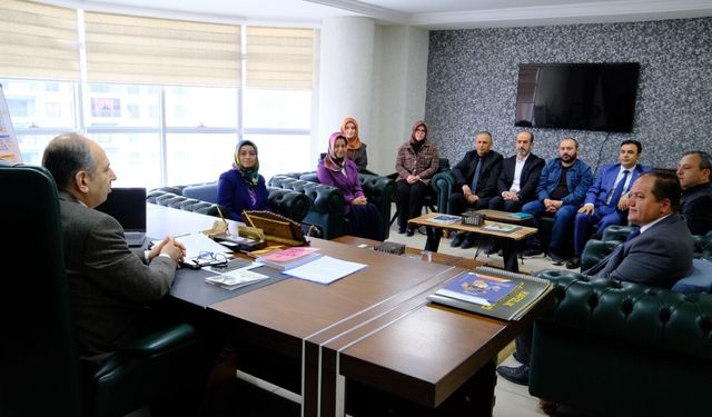 Kahramanmaraş’ta ÇEDES koordinatörlerinden İl Müftüsü Güller’e ziyaret!