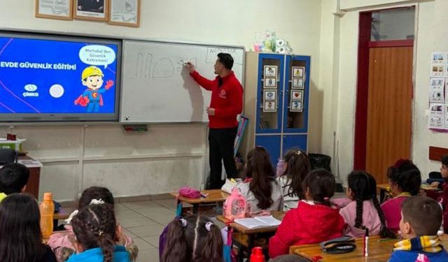 Kahramanmaraş'ta Çimko'dan çocuklara hayati eğitim!