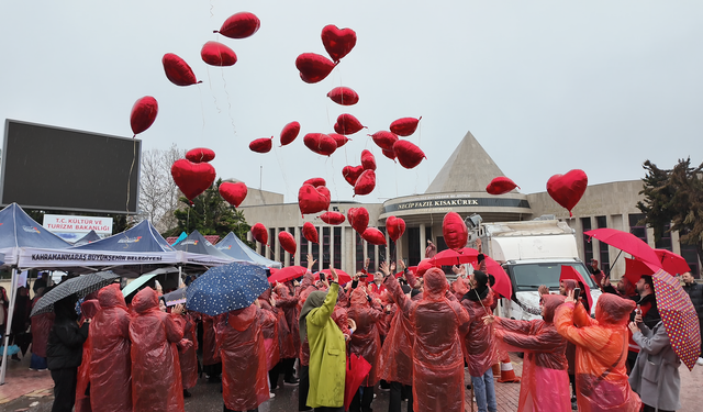 Kahramanmaraş’ta Farkındalık İçin Gökyüzüne Onlarca Balon Uçuruldu
