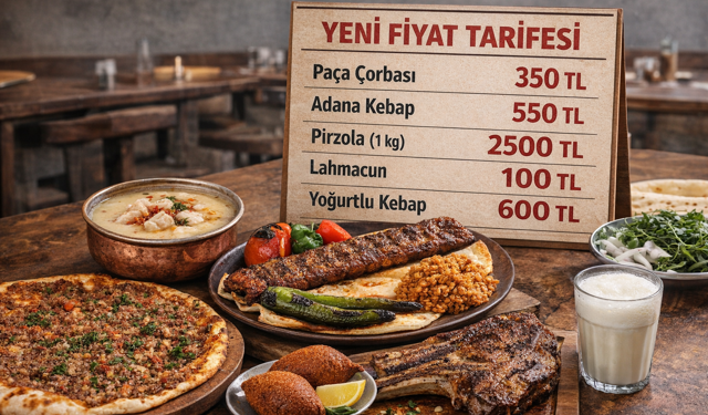 Kahramanmaraş’ta Lokanta ve Kebapçılara Yeni Fiyat Tarifesi: Güncel Liste Açıklandı