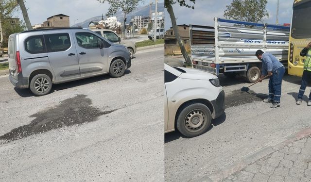 Kahramanmaraş'ta mikserden dökülen betona sürücü anında müdahale etti