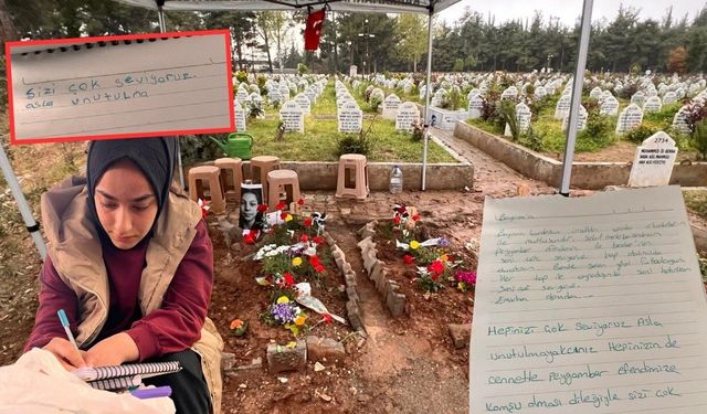 Kahramanmaraş'ta okul saldırısında ölen çocukların mezar başındaki yazılan notlar tüm şehri ağlattı