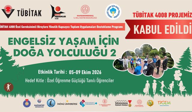 Kahramanmaraş'ta Özel Öğrenciler Doğada Öğrenecek, Gelişecek