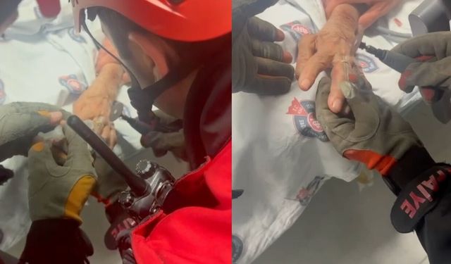 Kahramanmaraş'ta parmak kurtarma! İtfaiye saniyelerle yarıştı