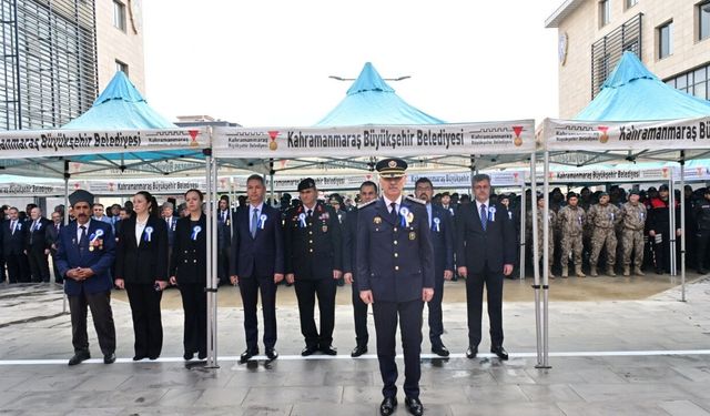 Kahramanmaraş'ta Polis Teşkilatı'nın 181. yılı kutlandı!