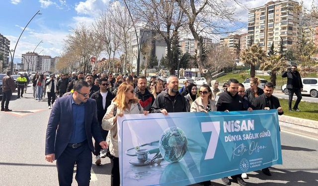 Kahramanmaraş’ta sağlık için yürüdüler!