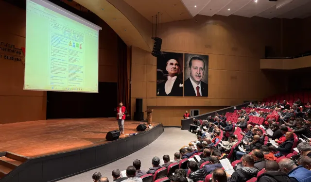 Kahramanmaraş’ta saha personeline iş güvenliği eğitimi verildi