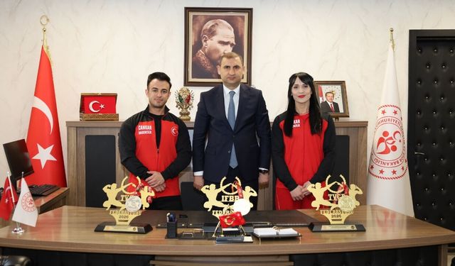 Kahramanmaraş'ta şampiyon sporculara büyük ödül!