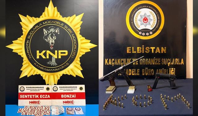 Kahramanmaraş’ta silah ve uyuştur*cu operasyonu: 2 kişi tutuklandı