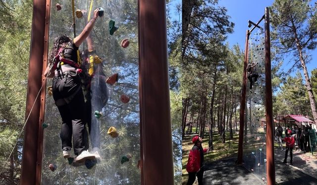Kahramanmaraş'ta spor tırmanışı şampiyonları belli oldu!