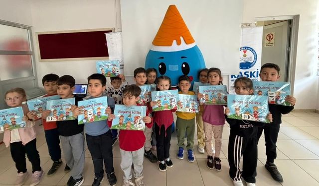 Kahramanmaraş'ta su bilinci! Minikler tasarrufu öğreniyor