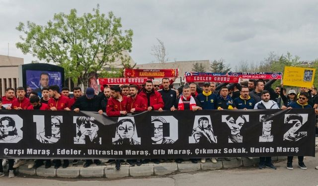 Kahramanmaraş'ta taraftarlar şehitler için birleşti