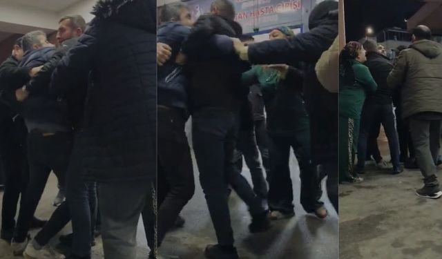 Kahramanmaraş’ta trafik kazası yapan grup hastanede kavga etti