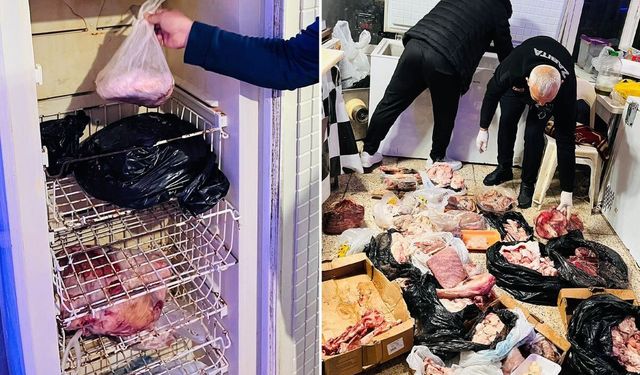 Kasapta Skandal! Bozuk Etleri Vatandaşa Yedireceklerdi