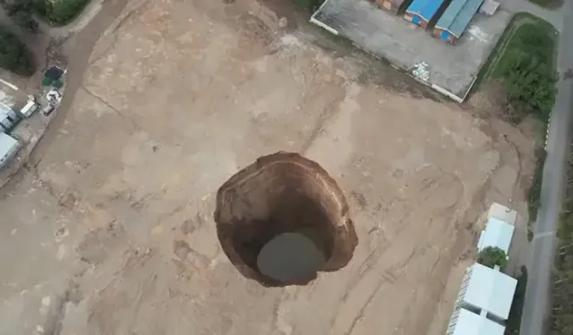 Korkutan görüntü: Oluşan obruğun çapı büyüdü