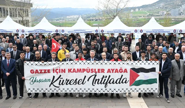 KSÜ'de "İşgale Son Esirlere Özgürlük" eylemi düzenlendi!