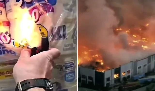 Maaşına Kızdı, 1,2 Milyon Metrekarelik Depoyu Yaktı