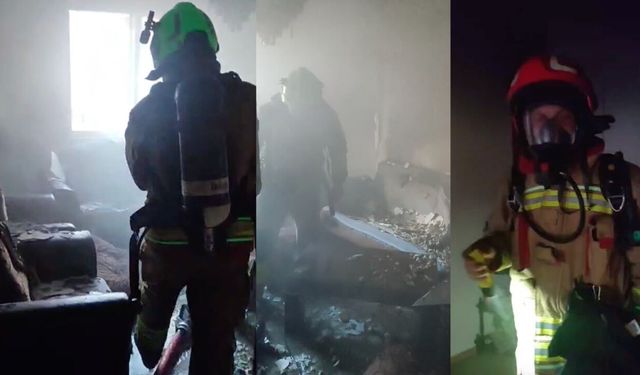 Onikişubat Mercimektepe'de yangın kabusu! İtfaiye faciayı önledi