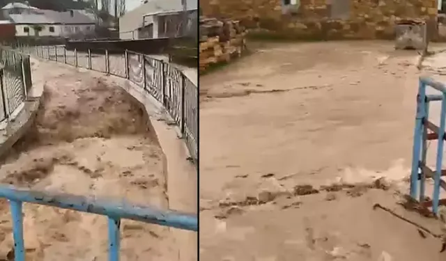 Tarım Arazileri ve Yollar Sular Altında Kaldı