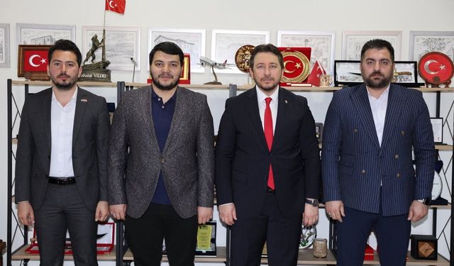 TÜGVA heyeti İl Kültür Müdürü Eshabil Yıldız'ı ziyaret etti!