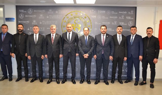 Türk Büro-Sen’den Gençlik ve Spor İl Müdürü Yasin Özdemir’e Ziyaret