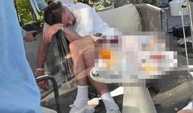 Yıldız Futbolcu İçip Bayıldı