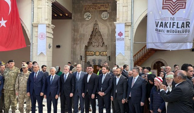 Kahramanmaraş'ta 580 yıllık Ulu Camii yeniden ibadete açıldı