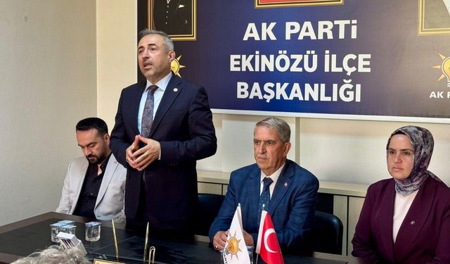 AK Parti Ekinözü’nde bayram coşkusu! Milletvekili Karatutlu teşkilatla buluştu