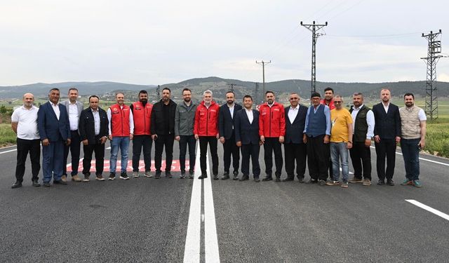 Başkan Görgel açıkladı: Elmalar yolu daha güvenli oldu