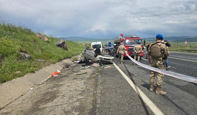 Elazığ’da Takla Atan Otomobilin Sürücüsü Öldü, 3 Yaralı