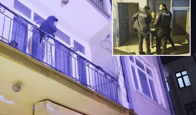 Eski sevgili eve zorla girdi, kadın balkondan atladı