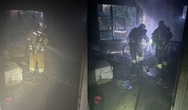 Hatay Reyhanlı'da Ev Yangını Paniği! Alevler Büyümeden Söndürüldü