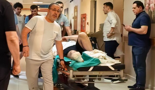 İnegöl’de çim biçerken ayağını makineye kaptırdı! 3 parmağı koptu
