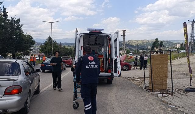 Kahramanmaraş Batı Çevre Yolu'nda trafik kazası: 1 kişi yaralandı
