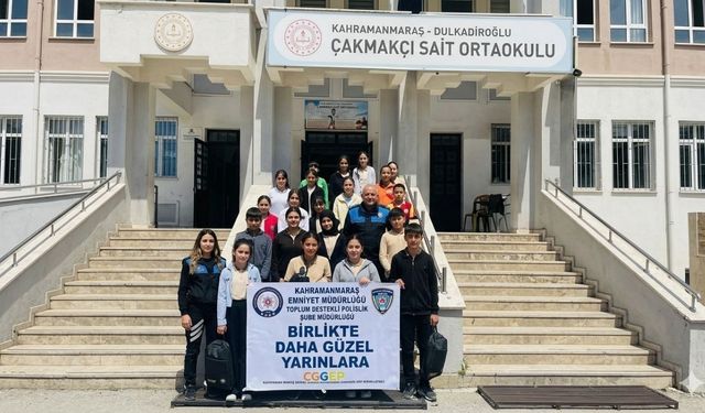 Kahramanmaraş Emniyeti 1 haftada 1.883 vatandaşın kapısını çaldı!
