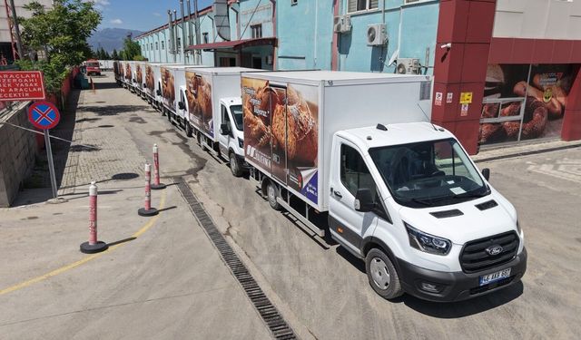 Kahramanmaraş Halk Ekmek filosuna 9 yeni araç