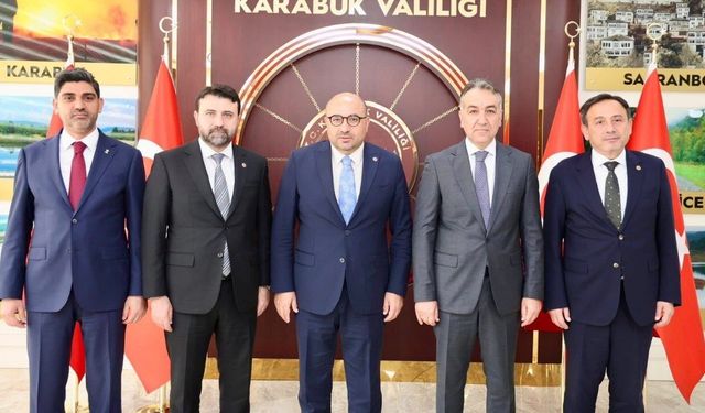 Kahramanmaraş Milletvekili Mehmet Şahin Karabük Valiliğinde