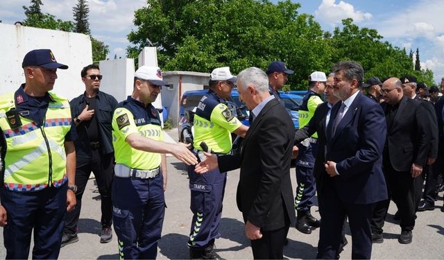 Kahramanmaraş protokolü trafik denetimlerine katıldı