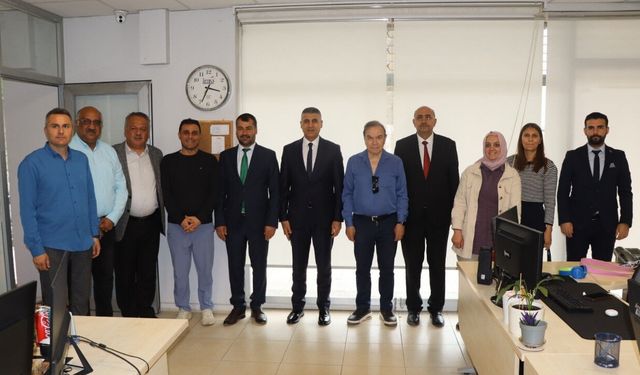 Kahramanmaraş SGK'dan Gazeteciler Cemiyeti'ne tam kadro ziyaret