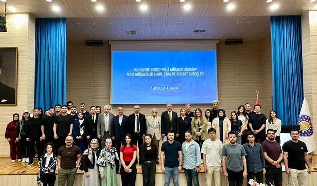 Kahramanmaraş SMMMO Başkanı Kalın'dan KSÜ'de kariyer dersi!