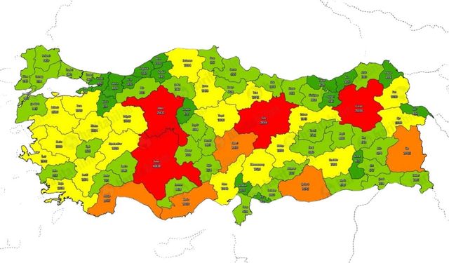 Kahramanmaraş yüzölçümüyle Türkiye'nin en büyük 12. ili