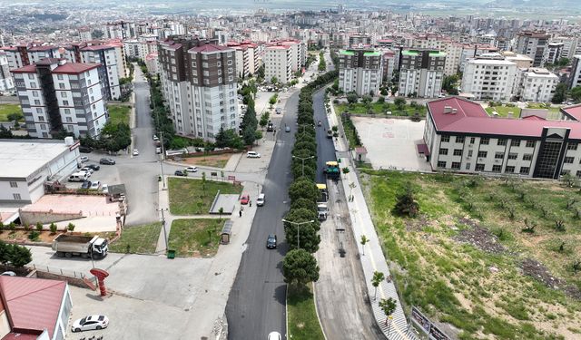 Kahramanmaraş’ta Ahır Dağı Caddesi Baştan Sona Yenileniyor