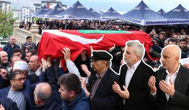 Kahramanmaraş'ta Almina'ya veda! Başkan Görgel cenazedeydi