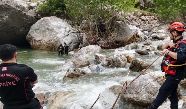 Kahramanmaraş'ta balık tutarken nehre düşen kişi aranıyor