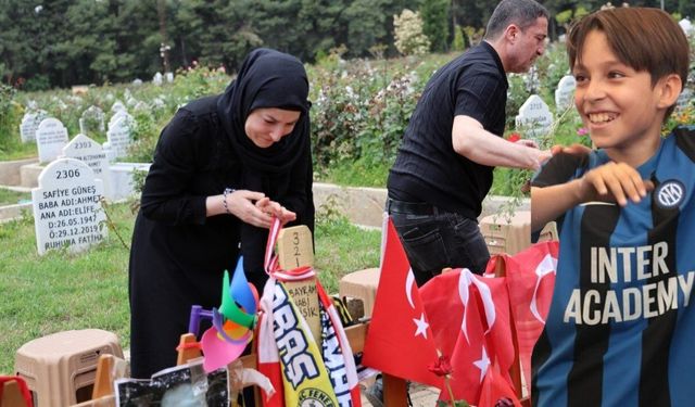 Kahramanmaraş'ta en hüzünlü Anneler Günü! Bayram Nabi'nin annesi mezar başında