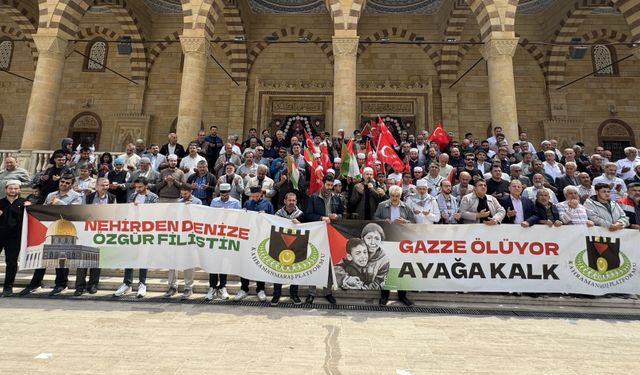 Kahramanmaraş’ta Gazze Yardım Filosuna Müdahale Protesto Edildi