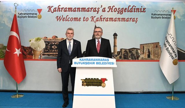 Kahramanmaraş'ta Görgel ve Ünal bir araya geldi