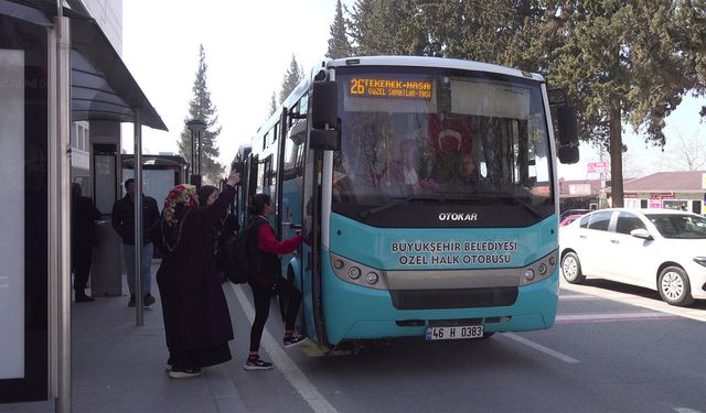 Kahramanmaraş’ta Kurban Bayramı’nda toplu taşıma ücretsiz mi?