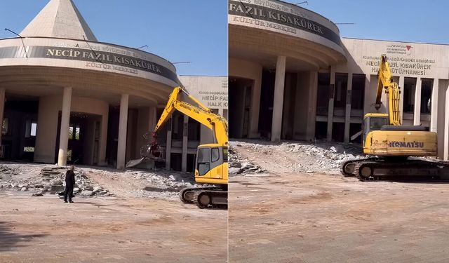 Kahramanmaraş’ta NFK Kültür Merkezi Yıkılıyor!